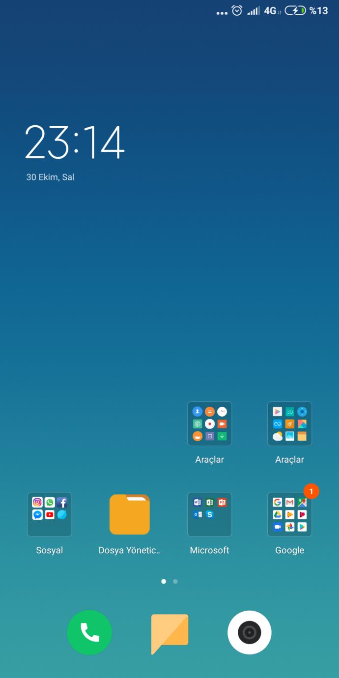 Telefonumun duvar kağıdı güzel mi?
