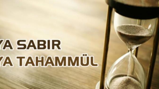 Peki sabır nereye kadar gider?