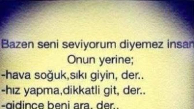 Sizce Bir insan sevdiğini söylemek için illa seni seviyorum’mu demeli?