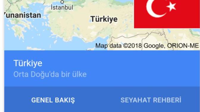 Google Türkiye'yi neden ortadoğu ülkesi sanıyor?
