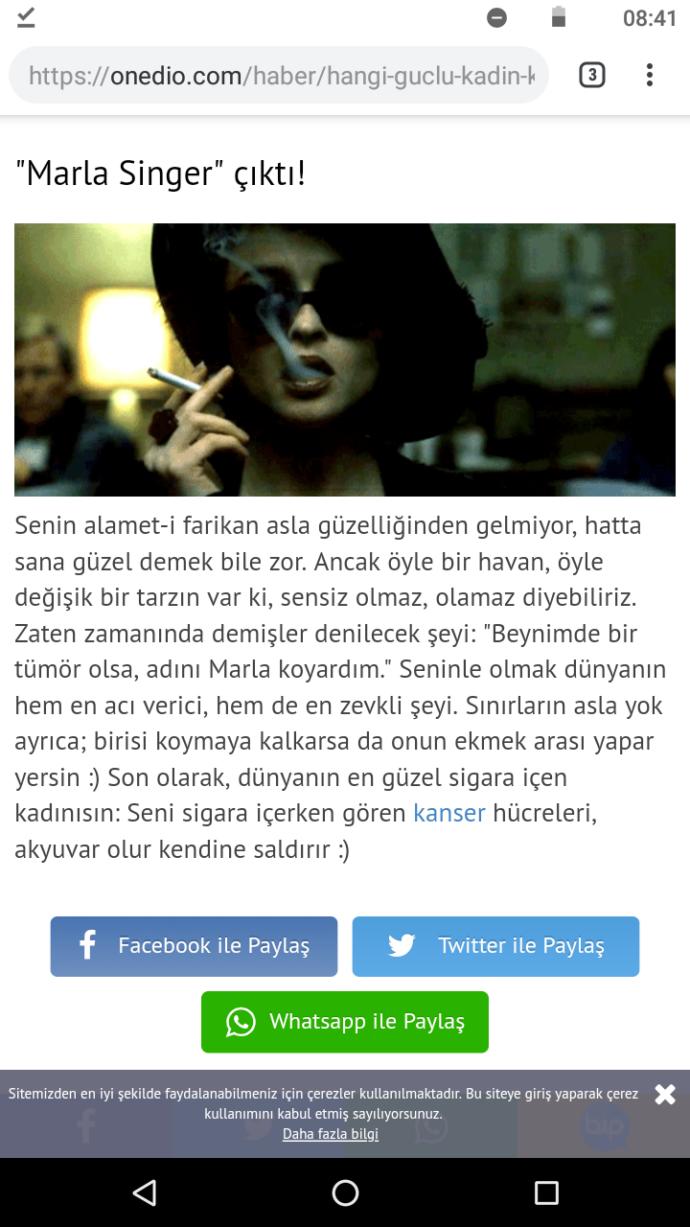 Kızlar, Hangi Güçlü Kadın Karaktersin?