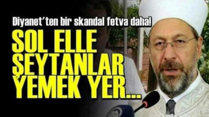 Yeryüzündeki tüm solaklar şeytan mı?