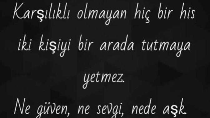 Karşılıklı olmayan hisler iki kişiyi bir arada tutmaya yeter mi?