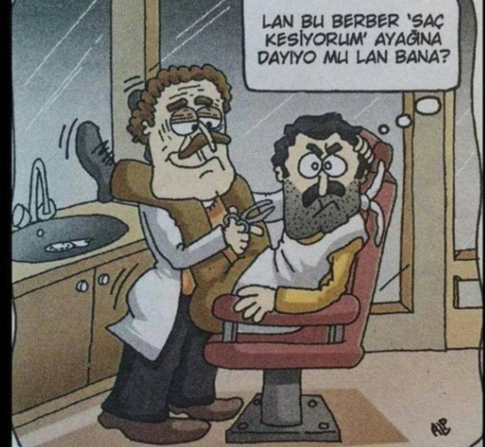 Merak etmişimdir, Erkekler berberde traş olurken gerçekten berberler siz erkeklere dayıyor mu, bu taciz değil mi?