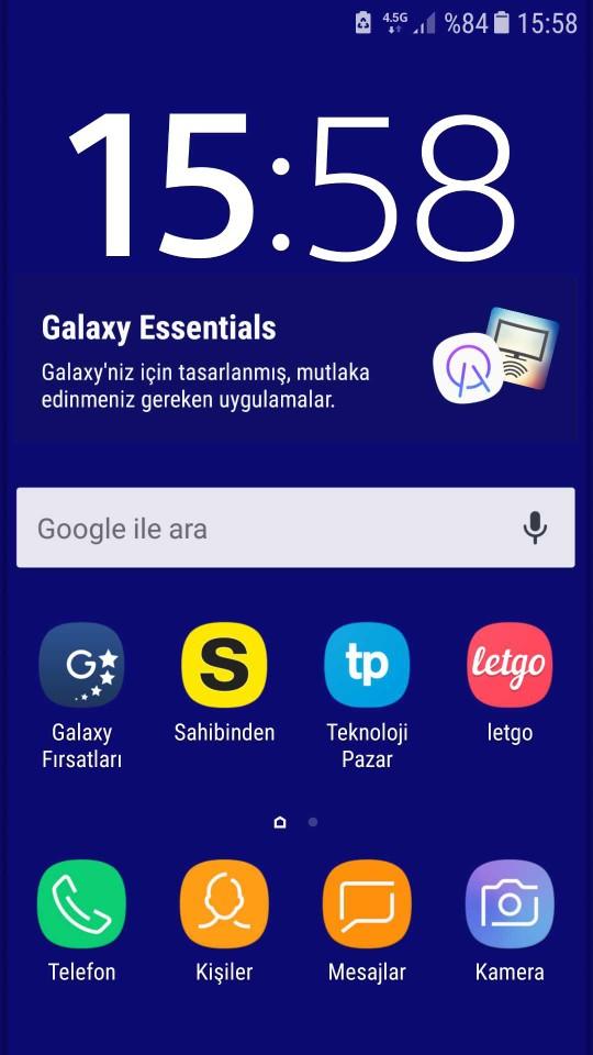 Yeni telefon aldım?