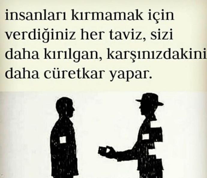 İnsanları kırmamak için taviz verir misiniz?