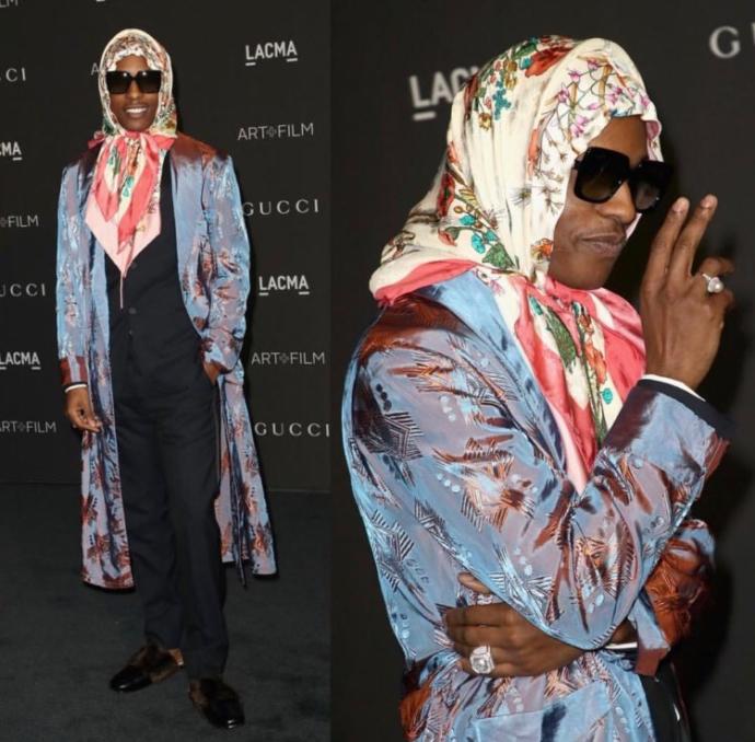 Dünyada başörtüsü takma modasının öncüsü rap yıldızı A$AP Rocky