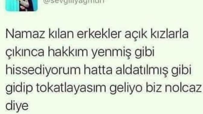 Sizce namaz kılan erkeklerin açık kızları sevmemesi mi gerekir?