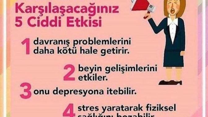 Çocuklara bağırmak ne gibi olumsuz sonuçlar doğurur?