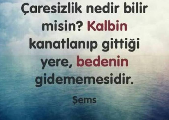 Çaresizlik nedir? Hiç çaresiz kaldınız mı?