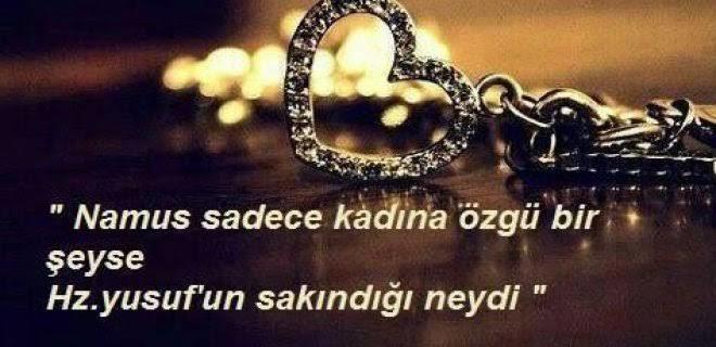 Namus sadece kadına özgü bir şeyse, Hz. Yusuf'un sakındığı neydi?