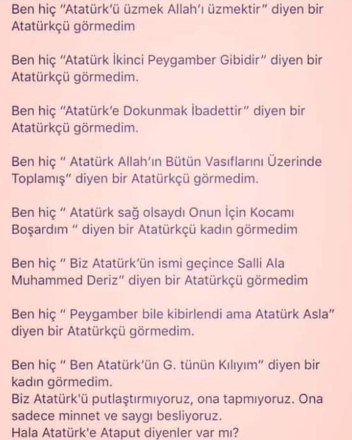 Olmasaydin olmazdik sözü kime söylenmeli? hz. peygamber mi Atatürk mü?