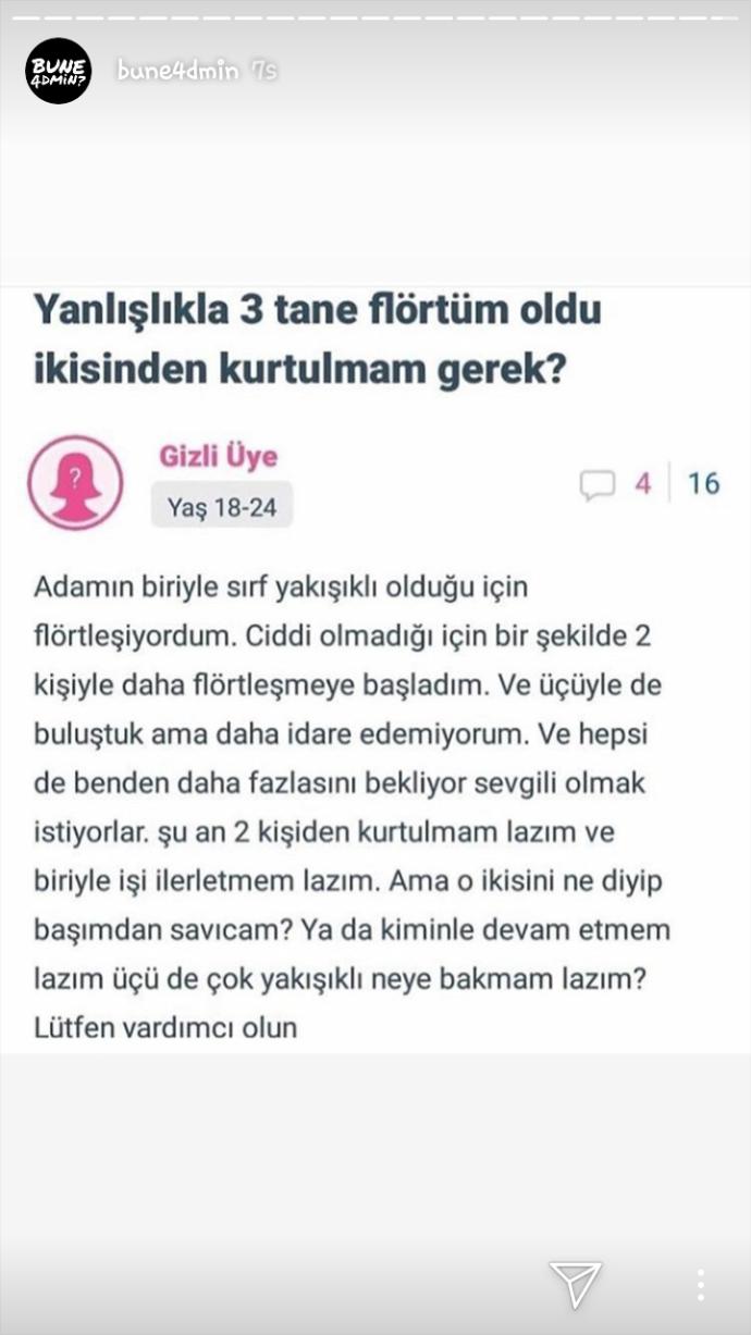 Yanlışlıkla 3 tane flörtüm oldu ikisinden kurtulmam gerek?