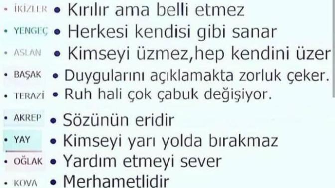 Senin burcun hangisi?