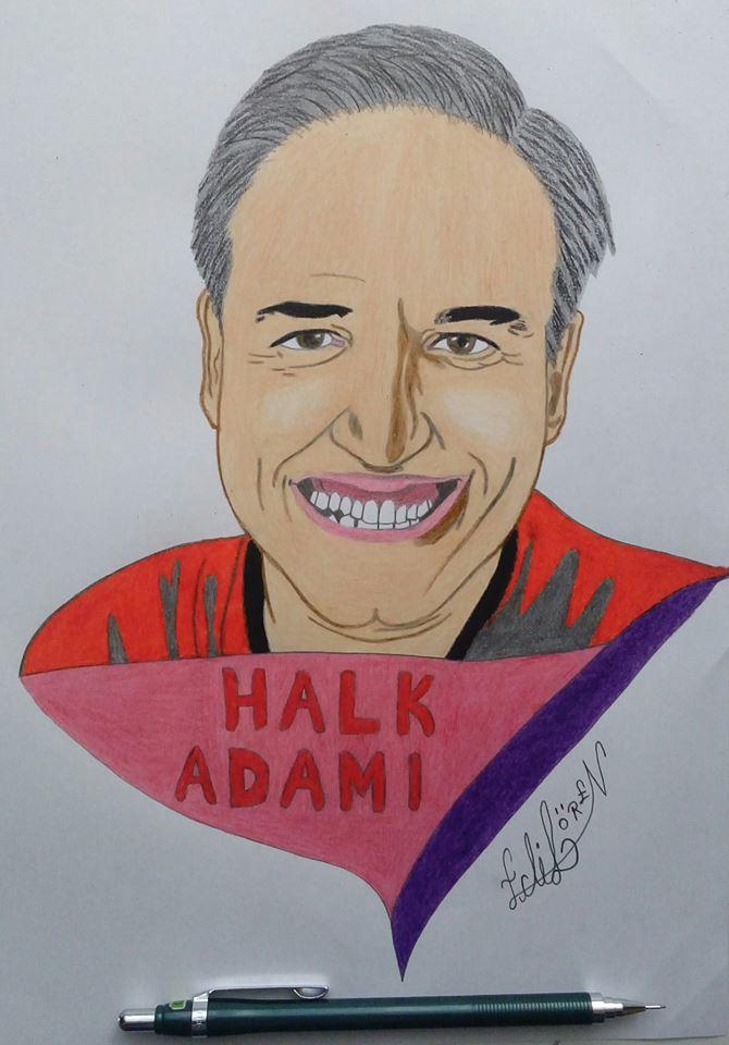 Kurukalem ile yaptığım Kemal Sunal Çizimi nasıl olmuş?