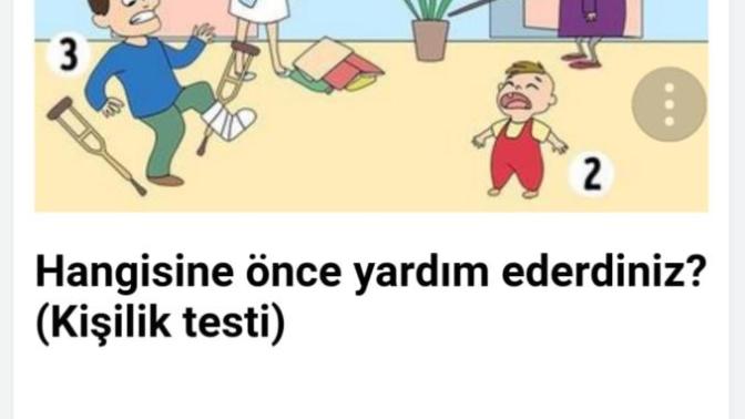 Once hangisine yardim edersin?