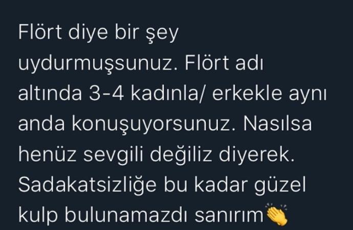 Flörtünüz var mı?