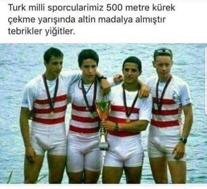 Arkadaşlar, bunlar kürek çekme yarışında altın madalya almışlar, sizce hakettiler mi?