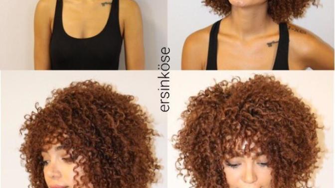 Bu saç modelinin adı afro dalgası, nasıl?