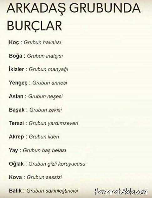 Arkadaş grubunda burçlar, siz hangisisiniz?
