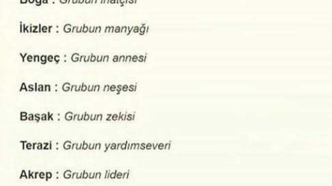 Arkadaş grubunda burçlar, siz hangisisiniz?