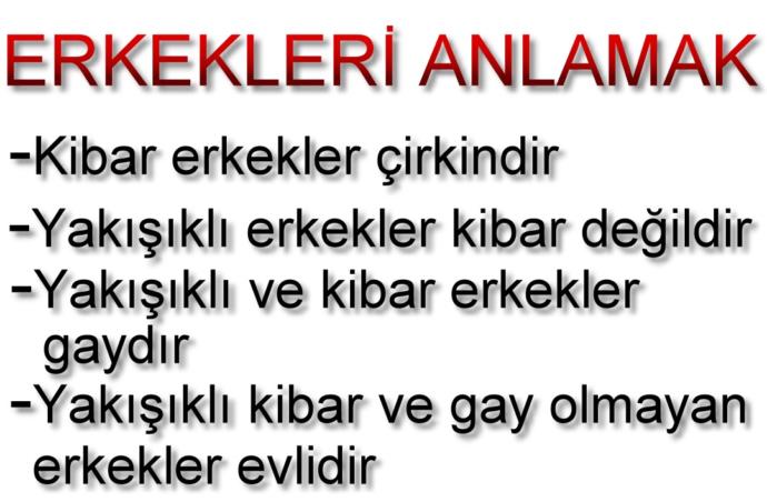 Erkekleri Anlamak?