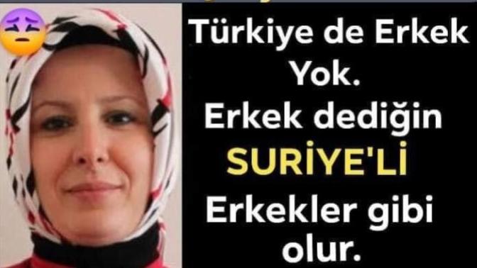 Şaka mı ulan bu Erkek dediğin Suriyeli gibi Olsun diyen kadın hakkında ne düşünmüyorsunuz?