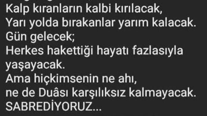 Yaşatan yaşattığını yaşar mı?
