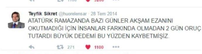 CHP döneminde daha uzun süre oruç tutulduğunu biliyor muydunuz arkadaşlar?