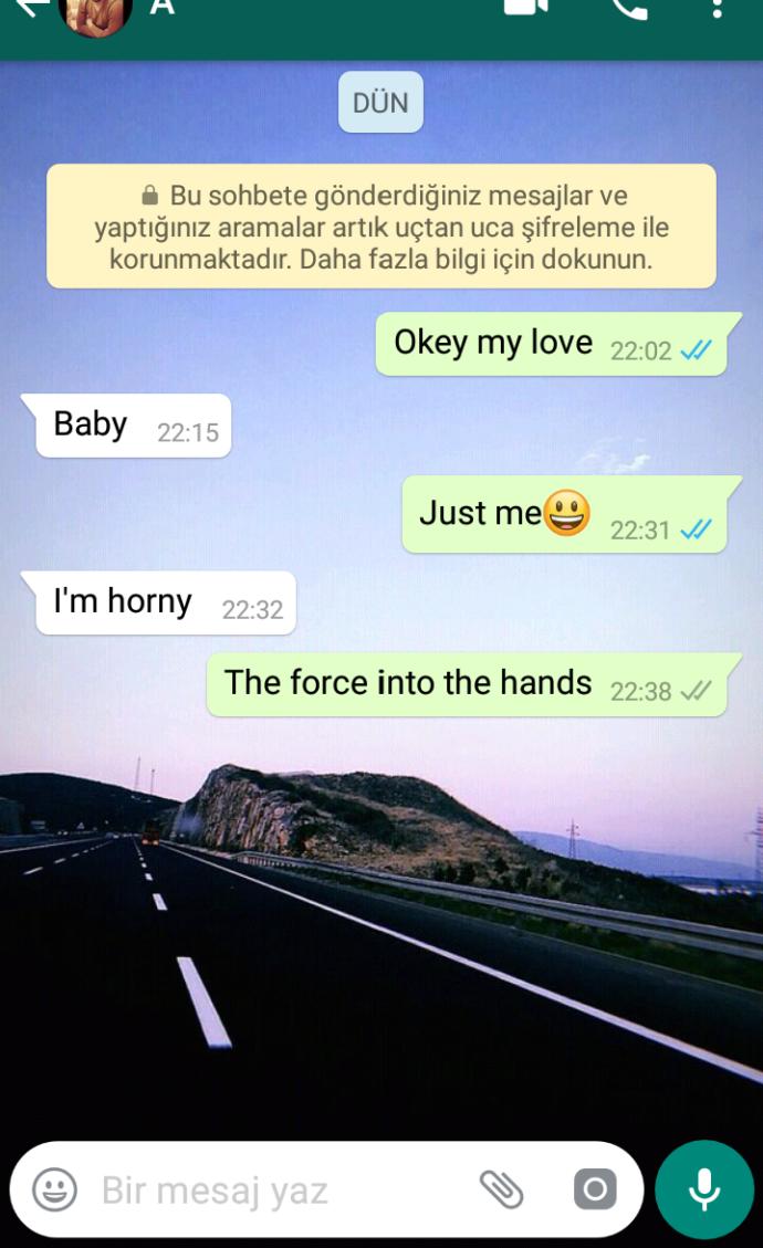 Azdım dedi! bende eline kuvvet dedim cevap yazmadı, mavi tik bile yapmadı?