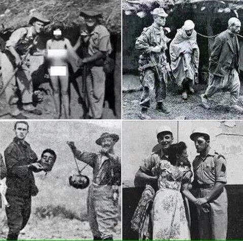 Bunlarda batılıların, Amerika ve başka kıtalardaki vahşetleri.