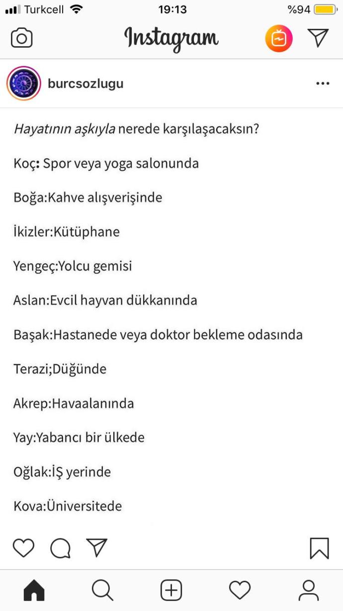Hayatının aşkıyla nerede karşılaşacaksın burçlar =)?