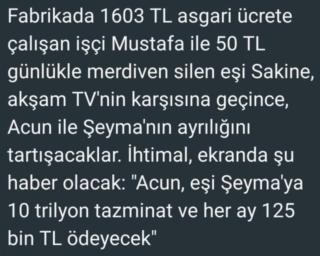 İddia, Acun-Şeyma boşanıyor! Annelerimiz “yuva yıkanın yuvası olmaz”der. Sizce haklılar mı?