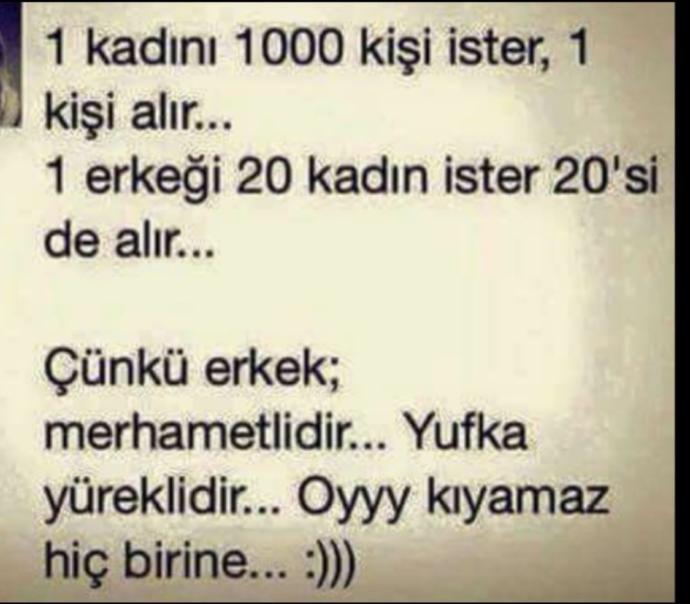 Erkek’ler Merhametli midir?