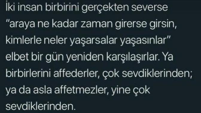 Birbirini gerçekten seven iki kişi eninde sonunda birleşir mi?