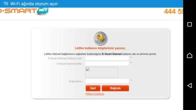 Yeni D smart internet bağlattık ancak sürekli oturum açma gerekli diyor ve internete girilmiyor?