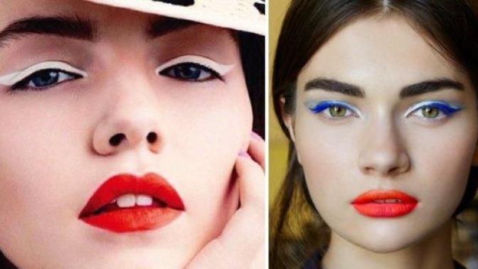 Renkli eyeliner hoşunuza gidiyor mu?