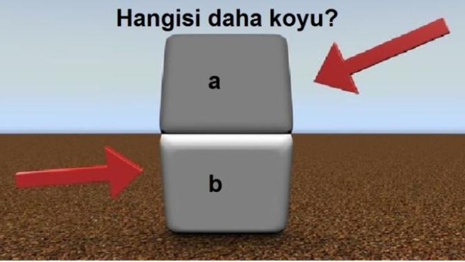 Hangisi daha koyu?