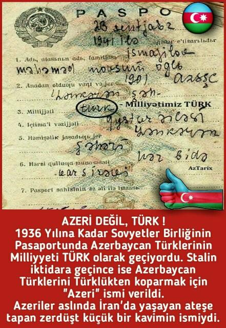 Azeri değil, TÜRK?