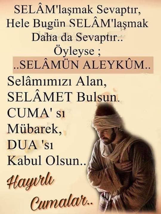 Cumanız mübarek olsun kimlerin cumasını kutladınız?