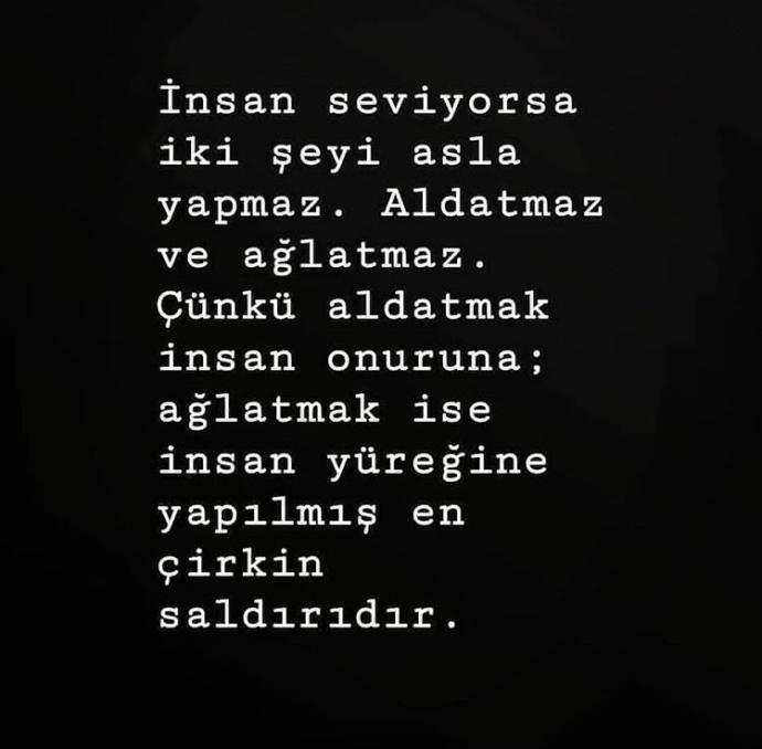 Ağlatmayan ve Aldatmayan... Yürekten seven insan var mıdır?
