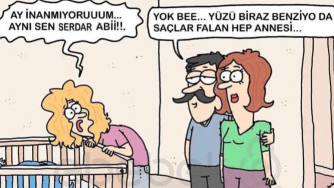 Yeni dogmus bebek illa anne veya babaya benzemek zorunda mi 🙄?