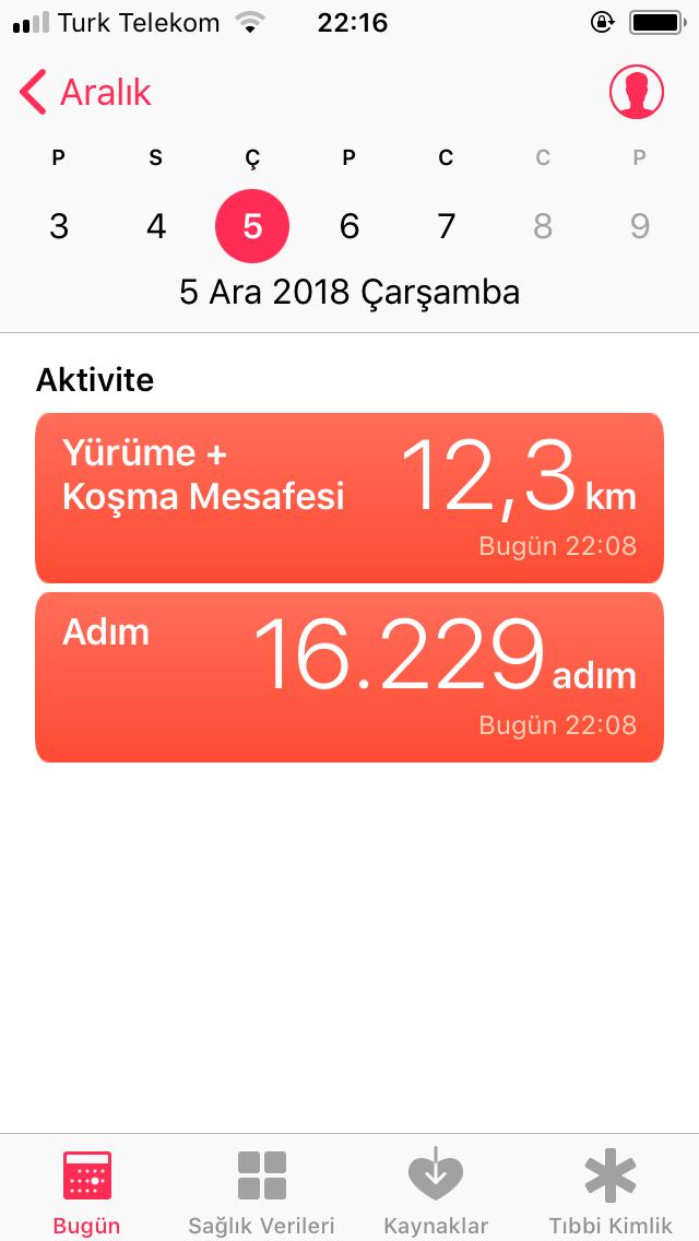 Sağlığınız için günde kaç adım yürüyorsunuz?