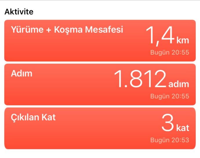 Sağlığınız için günde kaç adım yürüyorsunuz?
