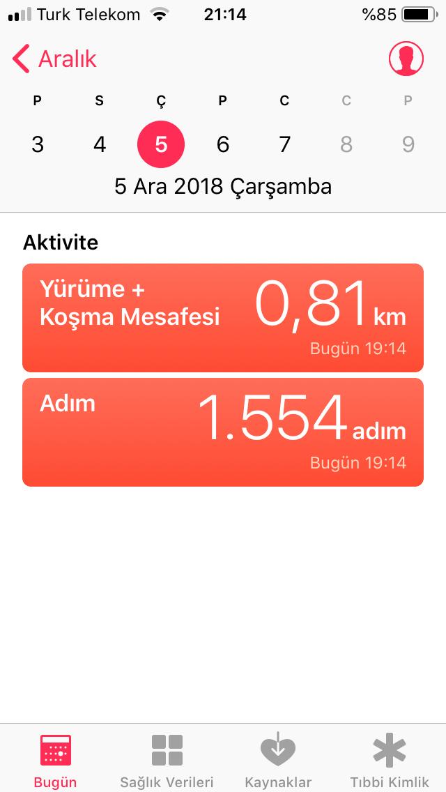 Sağlığınız için günde kaç adım yürüyorsunuz?