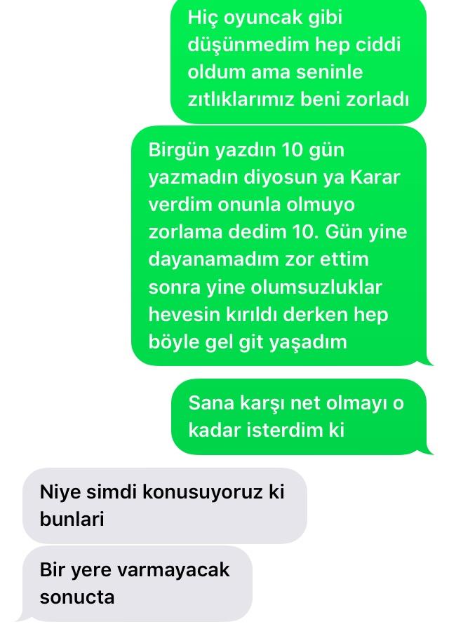 Sevgilimin eski flörtüyle gece konuşmaları?