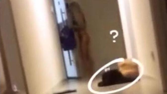 Merve Sanay pizzacıya kapıyı iç çamaşırlarıyla açtı! Siz olsanız ne tepki verirdiniz?