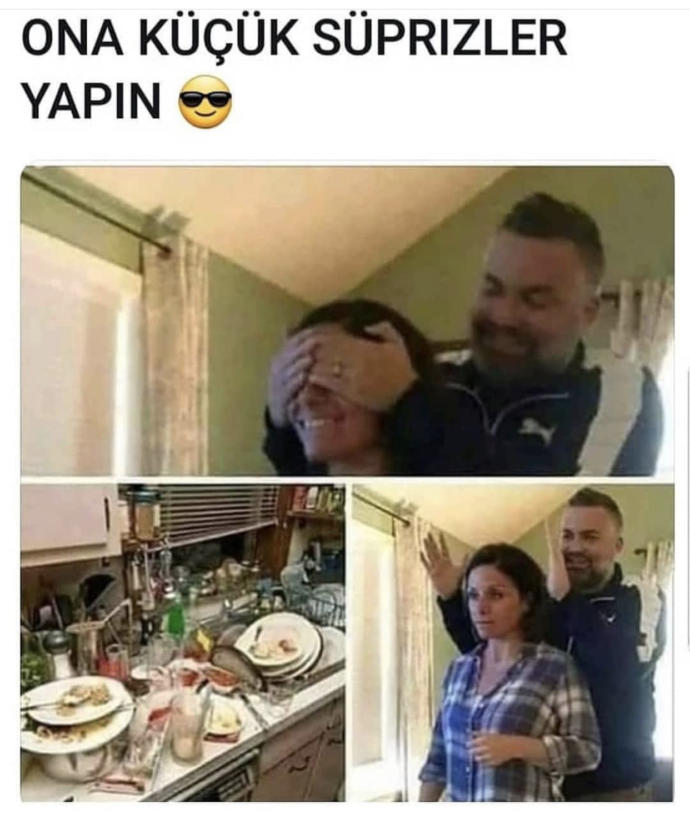 Kizlar suprizleri sevdiginizden emin misiniz?