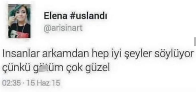 arkadan konuşmak