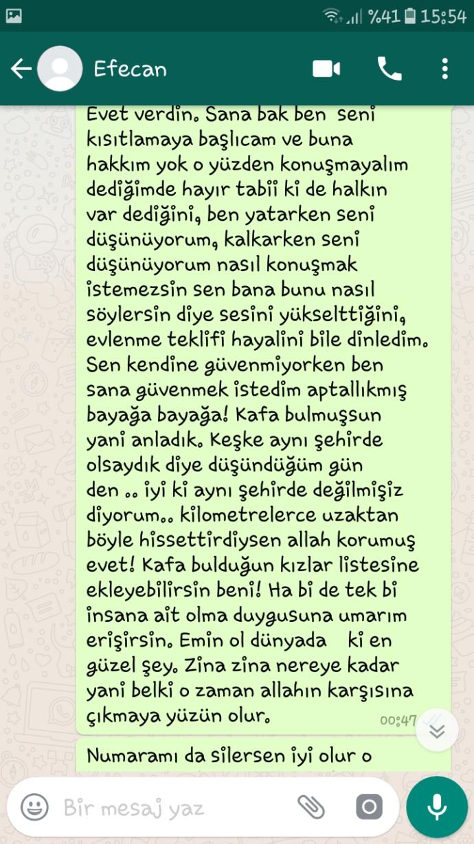 Azardan biriyle tanıştım?